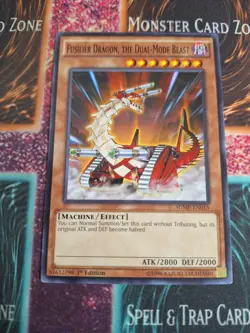Yu-Gi-Oh! TCG Fusilier Dragon, the Dual-Mode Beast SDMP-EN015 Common 1st Ed NM - Image 1