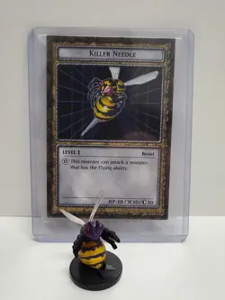 Yu-Gi-Oh Dungeon Dice Monsters - Figure & Card - Killer Needle - Image 1