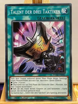 Talent Der Drei Taktiken ROTD-DE062 Secret Rare Deutsch NM YUGIOH - Image 1