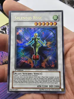 YUGIOH SPLENDID ROSE TSHD-EN043 1ST ULTRA Mp - Image 1
