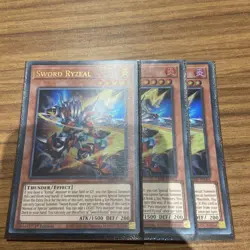 Sword Ryzeal CRBR-EN001 Ultra Rare Near Mint 1st Edition Yugioh - Image 1