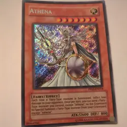 Yu-Gi-Oh! TCG Athena Premium Pack 2 PP02-EN018 Secret Rare Unlimited Near Mint - Image 1