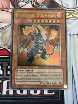 Volcanic Doomfire Ultimate Rare 1st Edition FOTB-EN008 VLP - Image 1