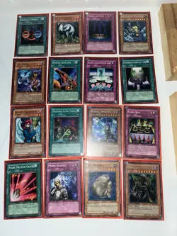 Lot of 104 Mixed YUGIOH Cards, Plus Deck Box, Some Are In Sleeves - Image 5