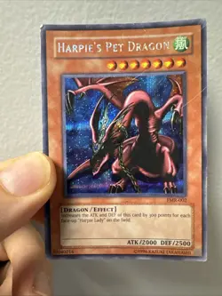 Harpie's Pet Dragon (Forbidden Memories) - Yu-Gi-Oh! Video Game Promotional Card - Image 1