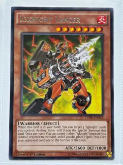 Yu-Gi-Oh Igknight Lancer CORE-EN032 Rare 1st Edition NM - Image 1