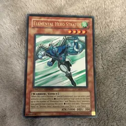 Elemental Hero Stratos - MODERATELY PLAYED - ULTRA RARE - Yu-Gi-Oh! JUMP-EN012 - Image 1