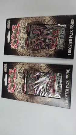 Yugioh - Phantom Darkness Blister Pack - Factory Sealed 2 Packs - Image 2