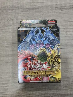 YuGiOh! Sacred Beasts Structure Deck SEALED BUT DAMAGED BOX - Image 1