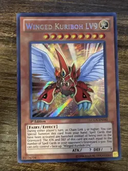 Winged Kuriboh LV9 LCGX-EN043 Yu-Gi-Oh Legendary Collection 2-1st Edition NM - Image 1