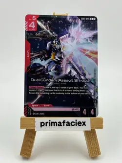 Gundam Card - Duel Gundam (Assault Shroud) - GD01-045 LR - Image 1