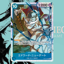 Edward Newgate OP13-042 (SR) - Carrying on His Will One Piece Card Game Japanese - Image 1