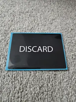 Disney Lorcana TCG Discard Error Card (Black Background) - Image 1