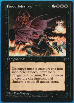 Hellfire Legends (ITALIAN) NM (Reserved List MTG Magic Card) (499803) ABUGames - Image 1