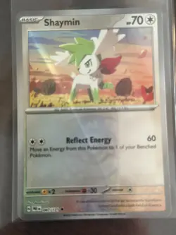 Shaymin Master Ball Pattern 087/SV: Prismatic Evolutions Holo Pokemon Card MINT - Image 2