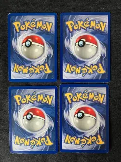 Tangela Bind/Poisonpowder 50 HP Pokemon Base Set TCG Card 66/102 - Lot of 4 - Image 4