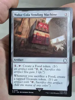 MTG Nuka-Cola Vending Machine #137 Fallout PIP Magic Card - NM/M, PACK FRESH - Image 1