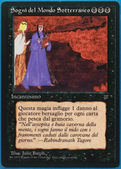 Underworld Dreams Legends (ITALIAN) NM Black Uncommon CARD (499798) ABUGames - Image 1
