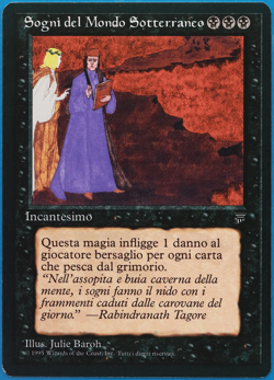 Underworld Dreams Legends (ITALIAN) NM Black Uncommon CARD (499796) ABUGames - Image 1