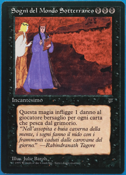 Underworld Dreams Legends (ITALIAN) NM Black Uncommon CARD (499795) ABUGames - Image 1