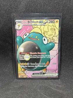Pokemon TCG Ionos Bellibolt EX SVP 194 Journey Together Black Star Promo Card - Image 1