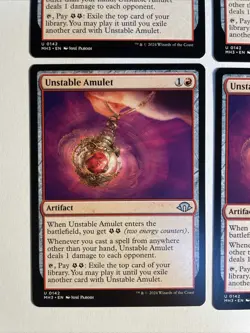 4x Modern Horizons 3 Unstable Amulet NM/M Magic The Gathering Mtg - Image 2