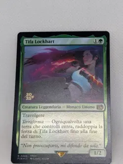 Tifa Lockhart FOIL MTG Magic Gathering FFVII Final Fantasy 7 Prerelease ITALIAN - Image 3