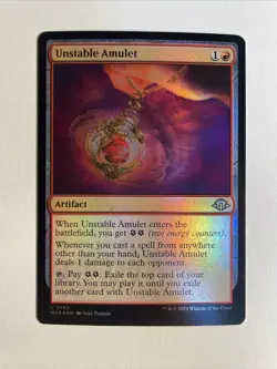 1x Modern Horizons 3 Unstable Amulet Foil NM/M Magic The Gathering Mtg - Image 1