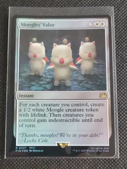 Moogles' Valor - #27 - Rare - Foil - MTG: Final Fantasy - FIN - Image 1