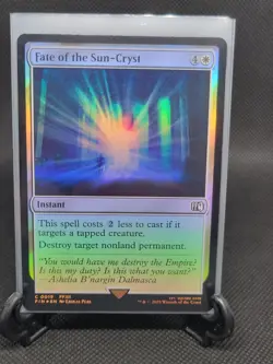 Fate of the Sun-Cryst - #19 - Common - Foil - MTG: Final Fantasy - FIN - Image 1