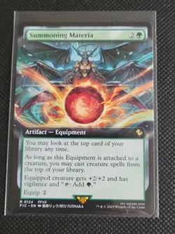 Summoning Materia - #24 - Rare - Extended Art - MTG: Final Fantasy Commander FIC - Image 1