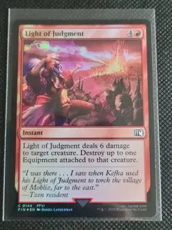 Light of Judgment - #144 - Common - Foil - MTG: Final Fantasy - FIN - Image 1