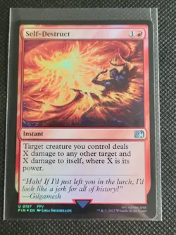 Self-Destruct - #157 - Uncommon - Foil - MTG: Final Fantasy - FIN - Image 1