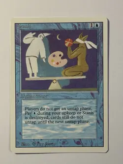 MTG | Stasis - Revised Edition (3ED) | LP - Great Condition - Image 1