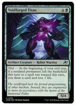 Voidforged Titan - FOIL - Edge of Eternities - MTG - Image 1