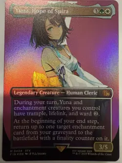Yuna, Hope of Spira (Borderless) Final Fantasy Foil (404) MTG - Image 2