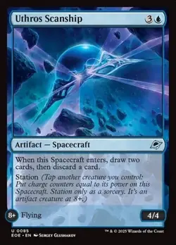 Uthros Scanship - FOIL - Edge of Eternities - MTG - Image 1
