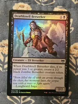 Deathknell Berserker FOIL Kaldheim MTG Magic - Image 1