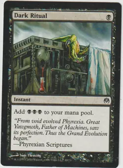 x1 Dark Ritual MAGIC MTG ENGLISH Duel Decks: Phyrexia vs. The Coalition - EX-NM - Image 1