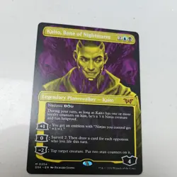 MTG ~ Kaito, Bane of Nightmares (Borderless) ~ Duskmourn ~ Near Mint ~ Mythic - Image 1