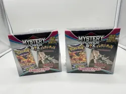 Lot Of 2 NEW Pokemon Mystery Power Box Chase Pack 5 Booster Packs Sealed 1:10 - Image 1