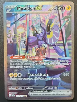 Miraidon ex 244/198 Special Illustration Rare Pokemon Scarlet & Violet Base NM - Image 1
