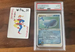 2003 Pokemon EX Sandstorm #100 Wailord Holo PSA6 - Image 3