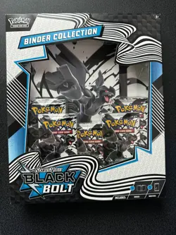 DAMAGED Pokemon TCG: Black Bolt Binder Collection - Brand New & Sealed - Image 1