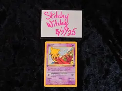 Abra Team Rocket Set 1st Edition Pokemon TCG Lightly Played - Image 3