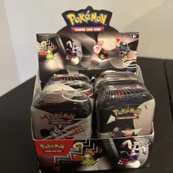 Pokemon Black Bolt and White Flare MINI TINS Lot of 6 (sealed) - Image 1