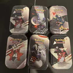 Pokemon Black Bolt and White Flare MINI TINS Lot of 6 (sealed) - Image 4