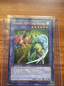 Yugioh! Elemental HERO Flame Wingman - HAC1-EN019 - Ultra Rare - 1st Edition - Image 1