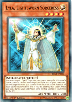 Lyla, Lightsworn Sorceress - BLLR-EN036 - Ultra Rare - 1st Edition Yugioh - Image 1