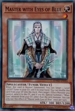 SDWD-EN014 MASTER WITH EYES OF BLUE COMMON UNLIMITED EDITION YuGiOh CARD - Image 1